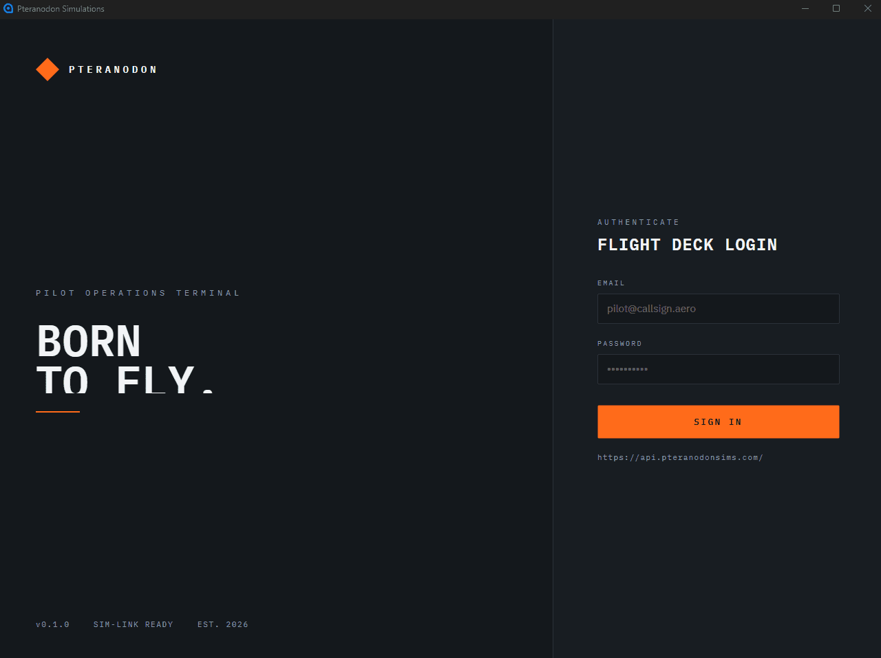 Flight deck login